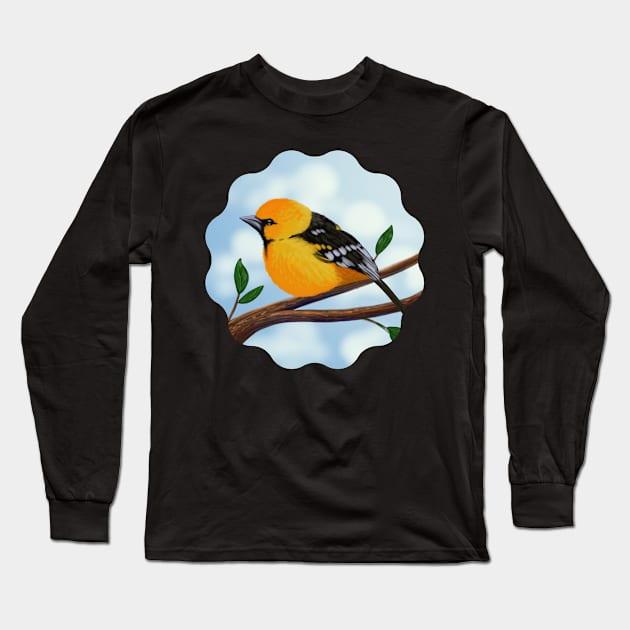 Altamira Oriole Long Sleeve T-Shirt by The Neon Seahorse